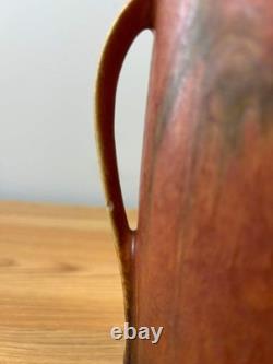 Roseville Windsor Arts And Crafts Brown Double Handled Vase 552-8