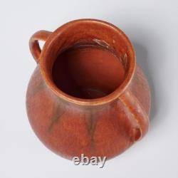 Roseville Windsor Mottled Red Green Arts and Crafts Two Handled Vase 5.25h