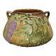 Roseville Wisteria Tan 1933 Vintage Arts And Crafts Pottery Bowl Vase 242-4