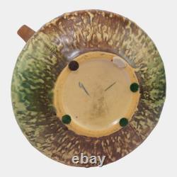 Roseville Wisteria Tan 1933 Vintage Arts And Crafts Pottery Ceramic Vase 633-8