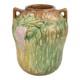 Roseville Wisteria Tan 1933 Vintage Arts And Crafts Pottery Ceramic Vase 634-7