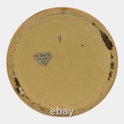 Roseville Wisteria Tan 1933 Vintage Arts And Crafts Pottery Ceramic Vase 635-8