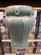 Royal Haeger Arts & Crafts Mission Revival Matte Green Amaryllis Vase 12 Greuby