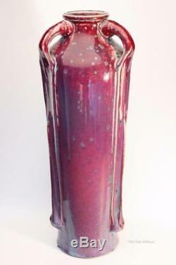 Ruskin Pottery Arts and Crafts High Fired Vase William Howson Taylor 1933 40.5cm