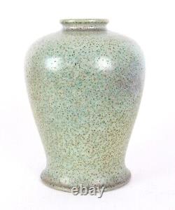 Ruskin Pottery High Fired Speckled Globe Shaped Arts and Crafts Vase Ferneyhough