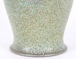 Ruskin Pottery High Fired Speckled Globe Shaped Arts and Crafts Vase Ferneyhough