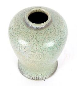 Ruskin Pottery High Fired Speckled Globe Shaped Arts and Crafts Vase Ferneyhough