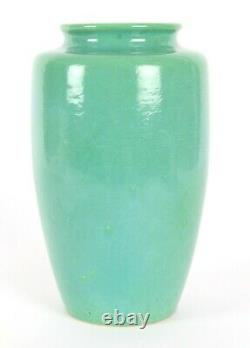 Ruskin Pottery Two Colour Lustre Arts and Crafts Fissured Vase