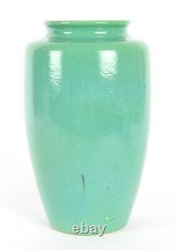 Ruskin Pottery Two Colour Lustre Arts and Crafts Fissured Vase