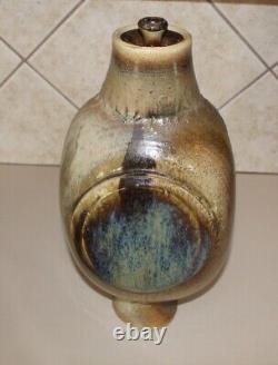 Russell Schmaljohn 1968 Large Pottery Urn Mid-Century Art NW Missouri State