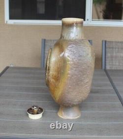 Russell Schmaljohn 1968 Large Pottery Urn Mid-Century Art NW Missouri State