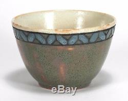 SEG Saturday Evening Girl's Paul Revere Pottery zig zag band bowl arts & crafts