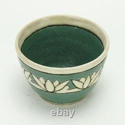 SEG Saturday Evening Girls Paul Revere Pottery'09 lotus band bowl arts & crafts