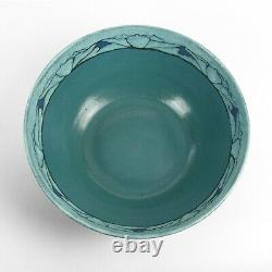 SEG Saturday Evening Girls Paul Revere Pottery 10 lotus band bowl arts & crafts