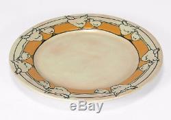 SEG Saturday Evening Girls Paul Revere Pottery hen & chick plate arts & crafts