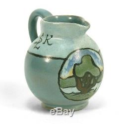 SEG Saturday Evening Girls Paul Revere Pottery landscape pitcher arts & crafts