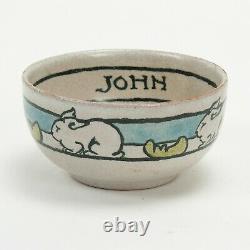 SEG Saturday Evening Girls Paul Revere Pottery rabbit cabbage bowl arts & crafts