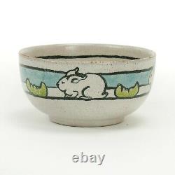 SEG Saturday Evening Girls Paul Revere Pottery rabbit cabbage bowl arts & crafts