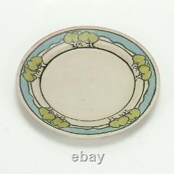 SEG Saturday Evening Girls Paul Revere Pottery tree band plate Arts & Crafts PRP