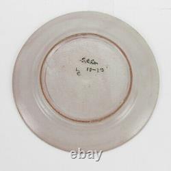 SEG Saturday Evening Girls Paul Revere Pottery tree band plate Arts & Crafts PRP