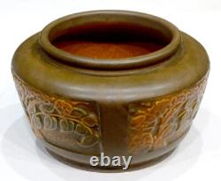 STUNNING! 1920's Antique ROSEVILLE POTTERY Arts Crafts ROSECRAFT PANEL Bowl