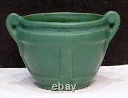 STUNNING! Antique ROSEVILLE POTTERY Arts & Crafts GRUEBY GREEN Mini Jardiniere
