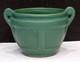 Stunning! Antique Roseville Pottery Arts & Crafts Grueby Green Mini Jardiniere