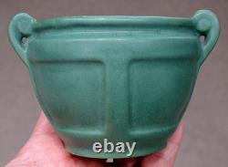 STUNNING! Antique ROSEVILLE POTTERY Arts & Crafts GRUEBY GREEN Mini Jardiniere