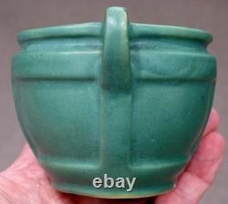 STUNNING! Antique ROSEVILLE POTTERY Arts & Crafts GRUEBY GREEN Mini Jardiniere