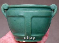 STUNNING! Antique ROSEVILLE POTTERY Arts & Crafts GRUEBY GREEN Mini Jardiniere