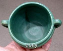 STUNNING! Antique ROSEVILLE POTTERY Arts & Crafts GRUEBY GREEN Mini Jardiniere