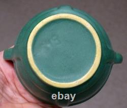 STUNNING! Antique ROSEVILLE POTTERY Arts & Crafts GRUEBY GREEN Mini Jardiniere