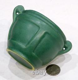 STUNNING! Antique ROSEVILLE POTTERY Arts & Crafts GRUEBY GREEN Mini Jardiniere