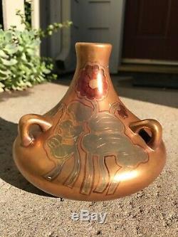 SWASTIKA KERAMOS, Owen China Co. 1906-1908 Vase, John Lessell. Arts & Crafts