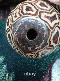 San Juan De Oriente Nicaragua Etched Art Pottery Jacobo Antonio Potosme
