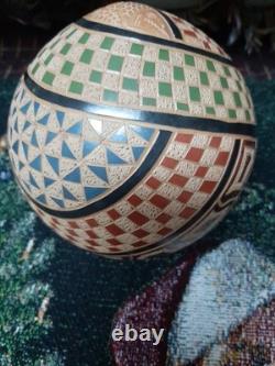 San Juan De Oriente Nicaragua Etched Art Pottery Jacobo Antonio Potosme