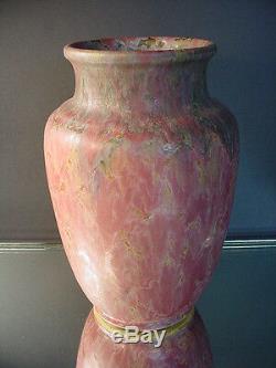 Scarce Roseville Art Pottery Carnelian II Rose Vase Shape 314 Arts & Crafts 1915