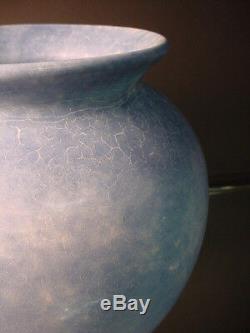 Scarce Roseville Art Pottery Rosecraft Blended Blue Vase 8 Ht. Arts & Crafts