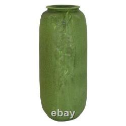 Sequoia California Ray West Studio Arts and Crafts Pottery Matte Green Tree Vase