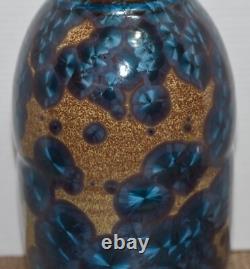 Signed Arts & Crafts Revival Crystalline Glaze Studio Pottery / Porcelain Vase