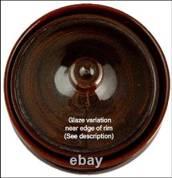 Signed Studio Pottery Jar with Lid Red Clay, Haslerud, Scheier Circle NH