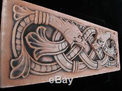 Snake Celtic Infinity Garden Plaque Arts & Crafts Gothic Ellison Tile