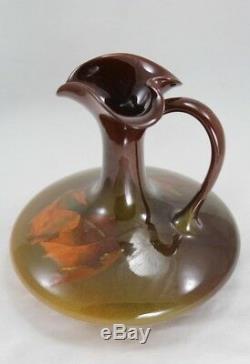 Spectacular 1900 ROOKWOOD 5½ ARTS & CRAFTS Ewer Signed Artist Howard Altman