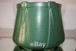 Spectacular Rare Roseville Matte Green Arts & Crafts Jardiniere / Planter Large