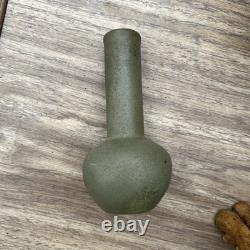 Stanley Kellogg Matte Green Vase Signed Art Pottery Arts And Crafts