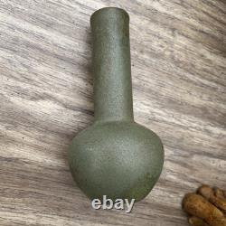 Stanley Kellogg Matte Green Vase Signed Art Pottery Arts And Crafts