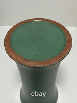 Stickley Period Marblehead Pottery Green Matt 12 Vase Arts & Crafts Period