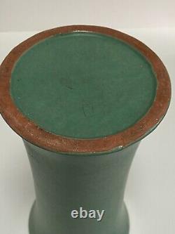 Stickley Period Marblehead Pottery Green Matt 12 Vase Arts & Crafts Period