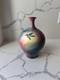 Studio Art Pottery Crystalline Glazed Hummingbird Vase, Burgess 1988, Rare Gifts