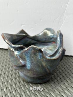 Studio Art Pottery Vase Signed